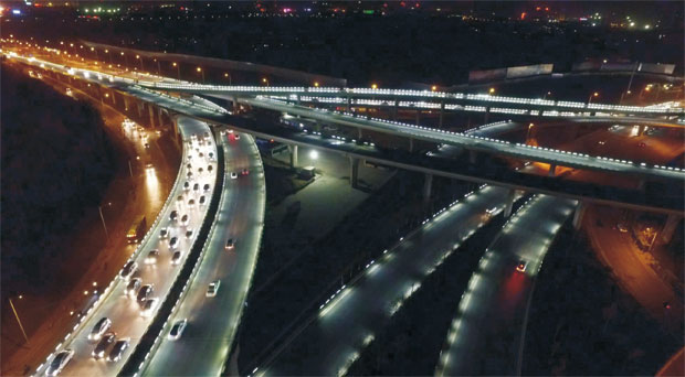 郑州市南三环机场高度公路互通式立交工程设施项目